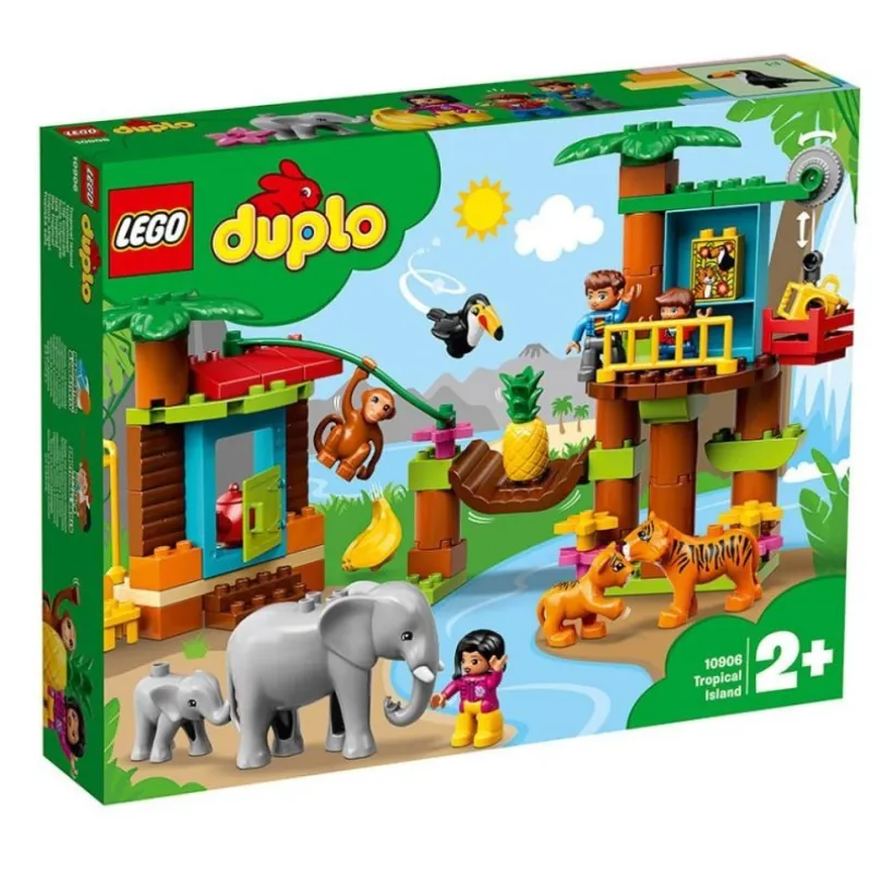 LEGO stavebnica LEGO DUPLO Town 10906 Tropický ostrov, pre deti, vhodné od 2 rokov , téma: