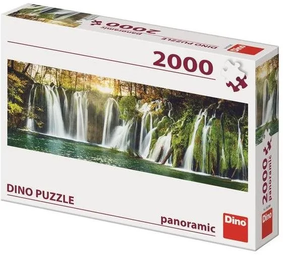 Puzzle Dino plitvické vodopády 2000 panoramic