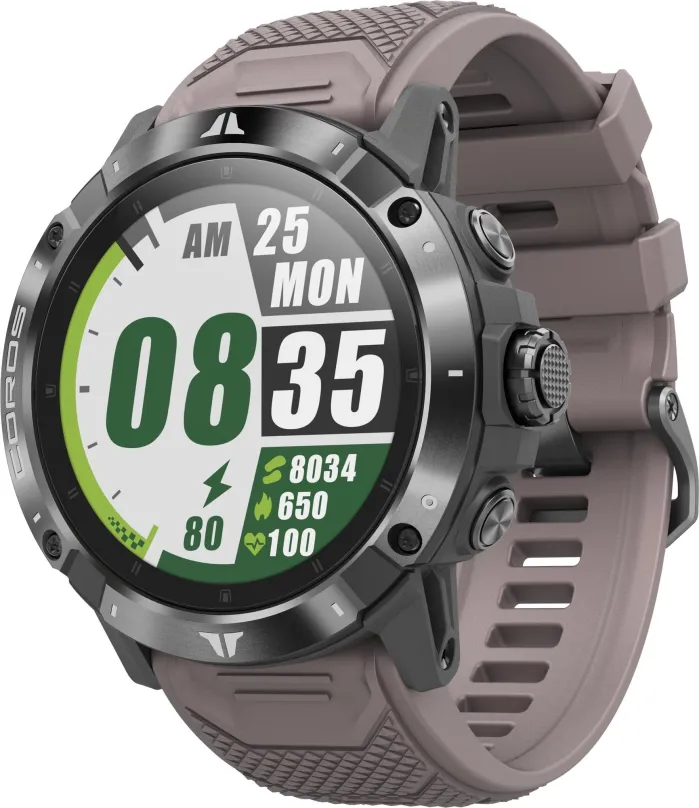Chytré hodinky Coros VERTIX 2 GPS Adventure Watch Obsidian Gray, pre mužov aj ženy, LCD di