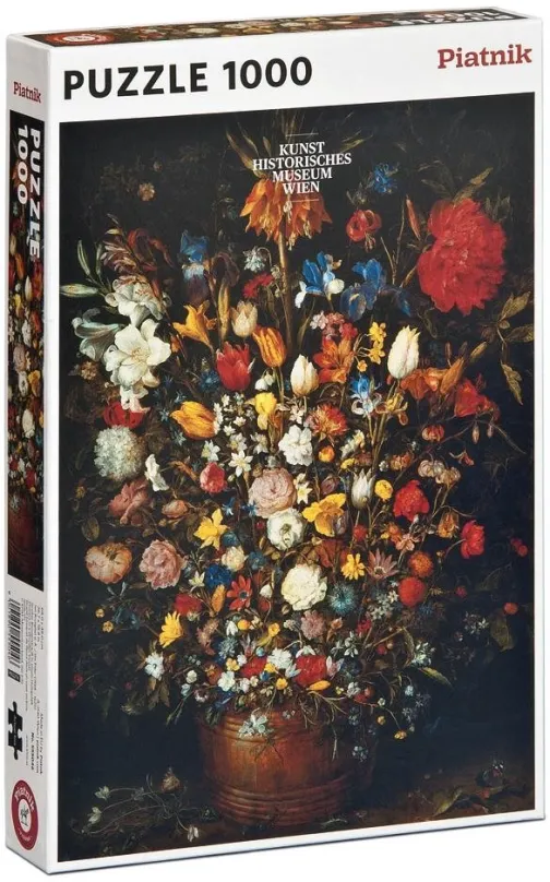 PIATNIK Puzzle Kvety v drevenej váhe 1000 dielikov