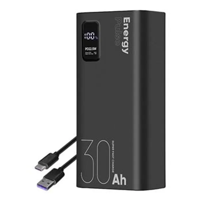 Powerbanka OBAL: ME EnergyPulse 30000mAh 22.5W Black