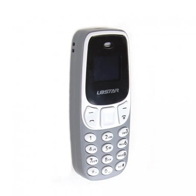 Mobilný telefón ALUM BM10 sivý miniatúrny