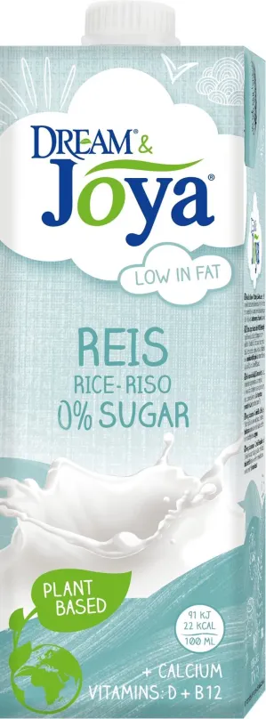 Rastlinný nápoj Joya ryžový nápoj 0% cukru 1L