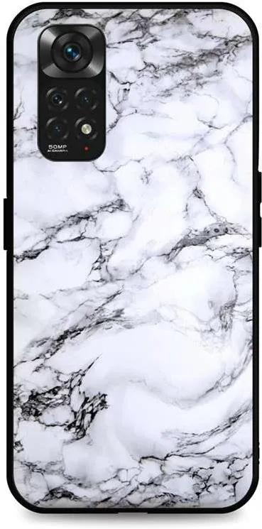 Kryt na mobil TopQ Kryt LUXURY Xiaomi Redmi Note 11 pevný Marble White 71846