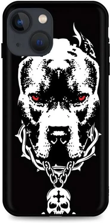 Kryt na mobil TopQ iPhone 13 mini silikón Fighting Dog 65427