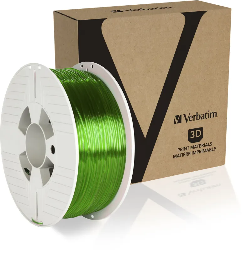 Filament Verbatim PET-G 1.75mm 1kg zelená transparentný