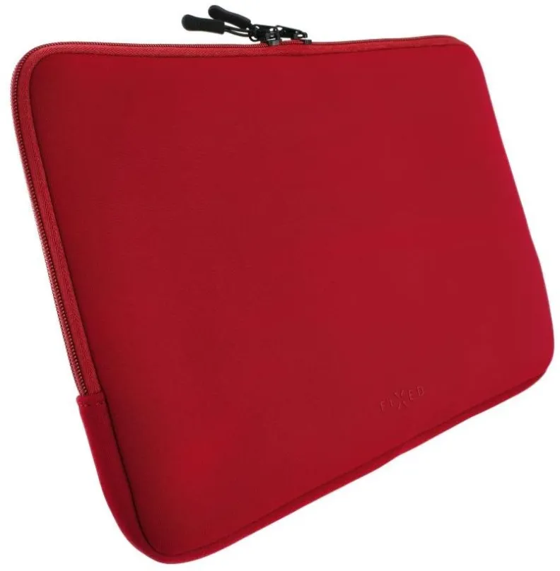 Puzdro na notebook FIXED Sleeve pre notebooky s uhlopriečkou do 14" červené