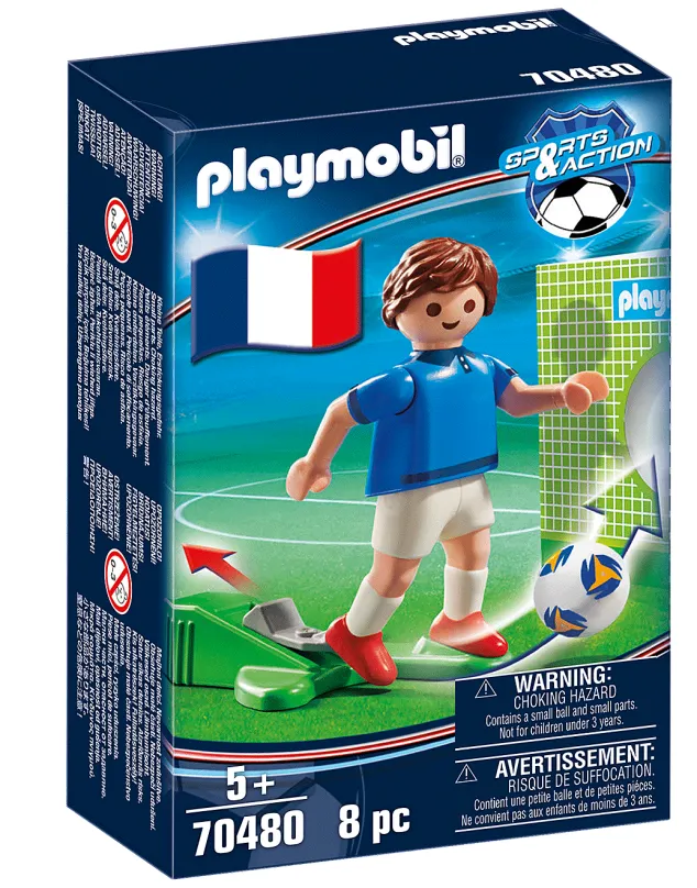 PLAYMOBIL® Soccer 70480 Národný hráč Francúzska