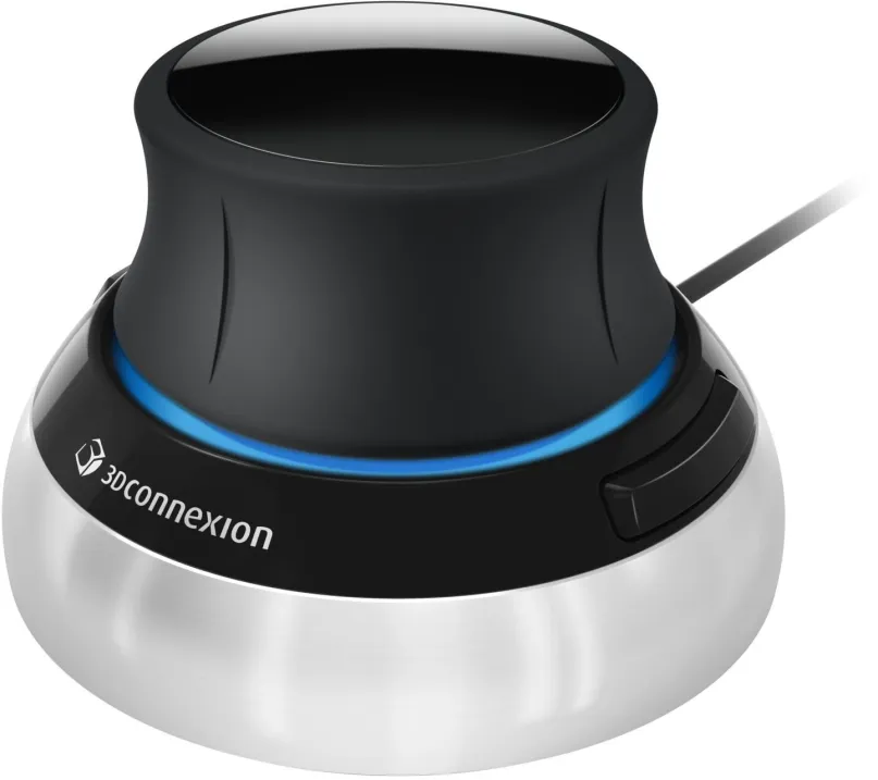 Myš 3Dconnexion SpaceMouse Compact, drôtová, optická, pripojenie cez USB, odozva 1 ms, 2