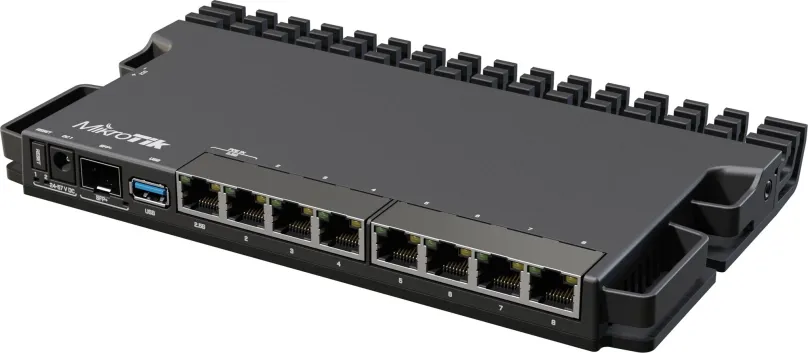 Router Mikrotik RB5009UG+S+IN, 9 x LAN, 1000 MB RAM, 1024 MB Flash úložisko, porty RJ-45 8