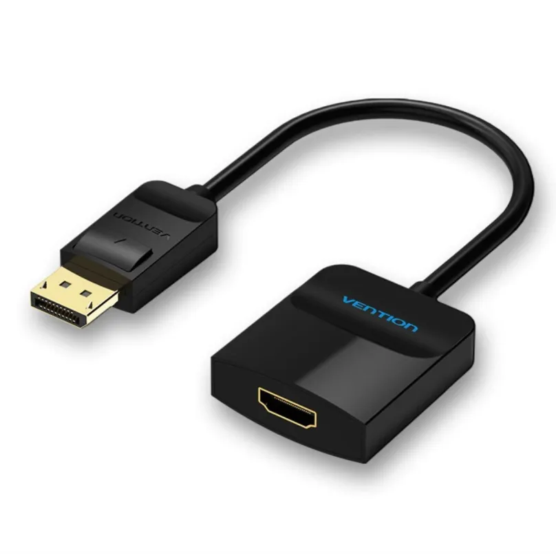 Redukcia Vention DisplayPort (DP) do HDMI Converter 0.15m Black