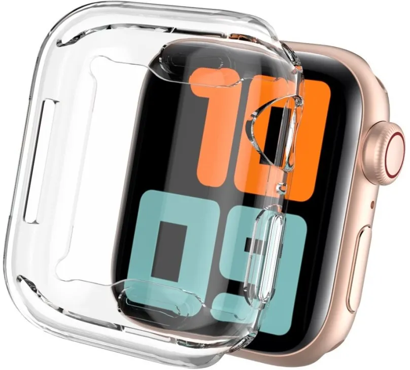 Ochranný kryt na hodinky AhaStyle TPU kryt pre Apple Watch 38MM priehľadný 2ks