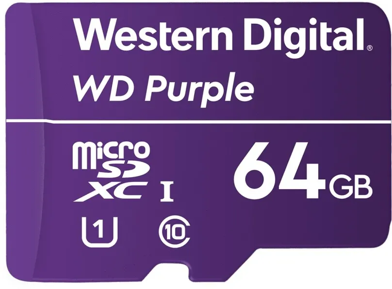 Pamäťová karta WD SDXC 64GB Purple QD101