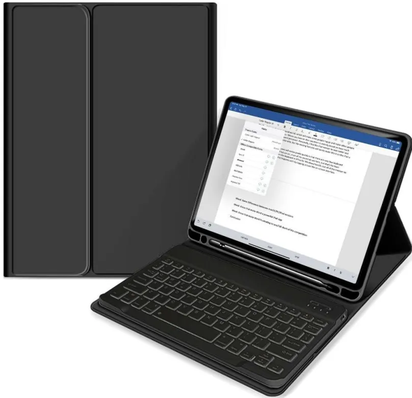 Púzdro na tablet Tech-Protect SC Pen púzdro s klávesnicou na iPad Air 4 2020 / 5 2022, čierne