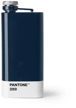 Fľaša na pitie PANTONE Placatka - Dark Blue 289, 150 ml