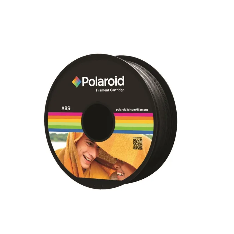 Filament Polaroid ABS Black 1kg, materiál ABS, priemer 1,75 mm, hmotnosť 1 kg, vhodná tepl
