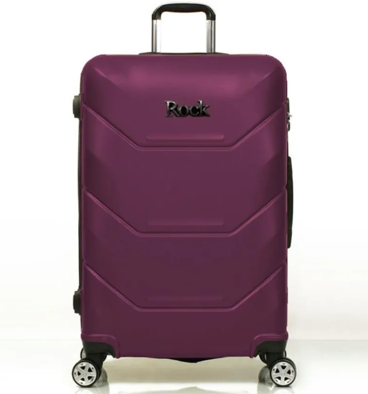 Cestovný kufor ROCK TR-0230/3 L ABS - fialová