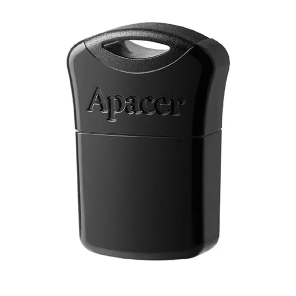 Apacer USB flash disk, USB 2.0, 64GB, AH116, čierny, AP64GAH116B-1, USB A, s krytkou
