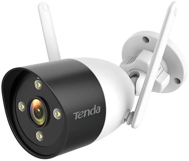 IP kamera Tenda CT6 Security Outdoor 2K fotoaparát 3MP, WiFi, RJ45, IP66, Android, iOS, Color night vision, SK app