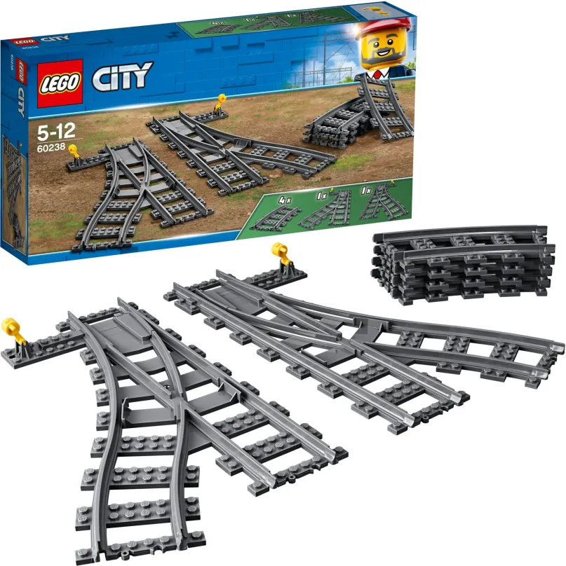 LEGO stavebnica LEGO® City 60238 Výhybky