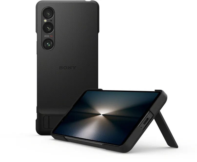 Kryt na mobil Sony kryt so stojanom pre Xperia 1 VI čierny