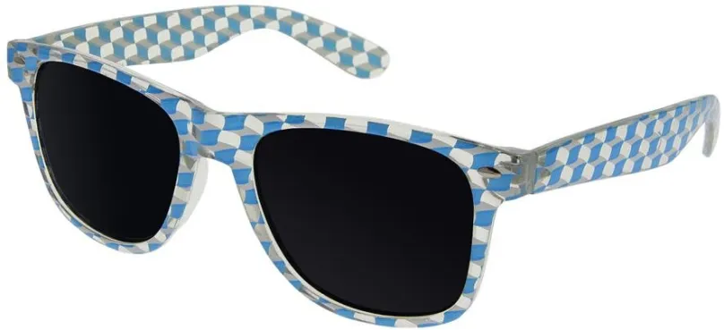 Slnečné okuliare OEM Slnečné okuliare Nerd mosaic modré