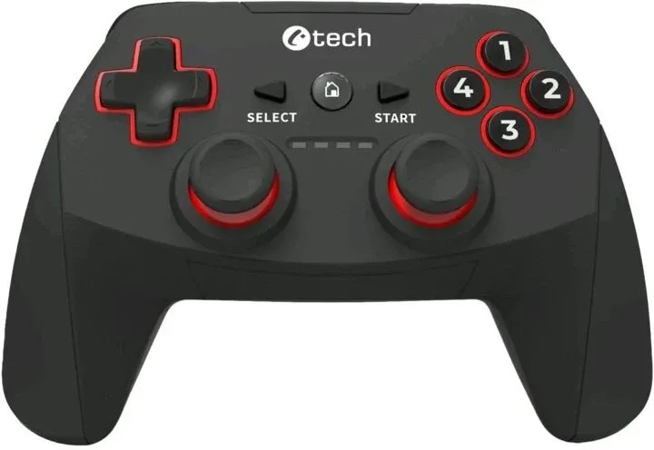 Gamepad C-Tech Khort, pre PS3, kompatibilný so systémom Android, Windows 10, bezdrôtové pr