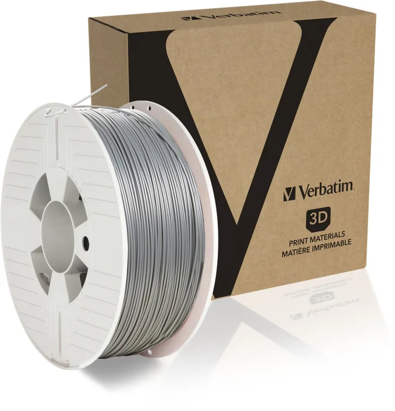 Filament Verbatim PLA 1.75mm 1kg strieborná