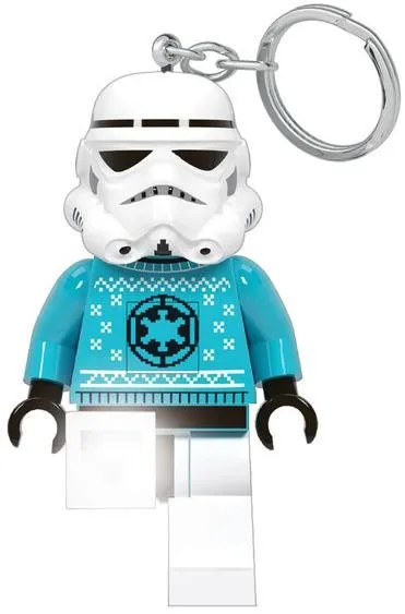 Svietiaca kľúčenka LEGO Star Wars Stormtrooper vo svetri