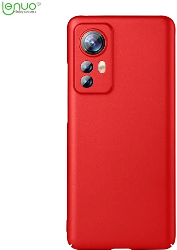 Kryt na mobil Lenuo Leshield obal pre Xiaomi 12/12X, červená