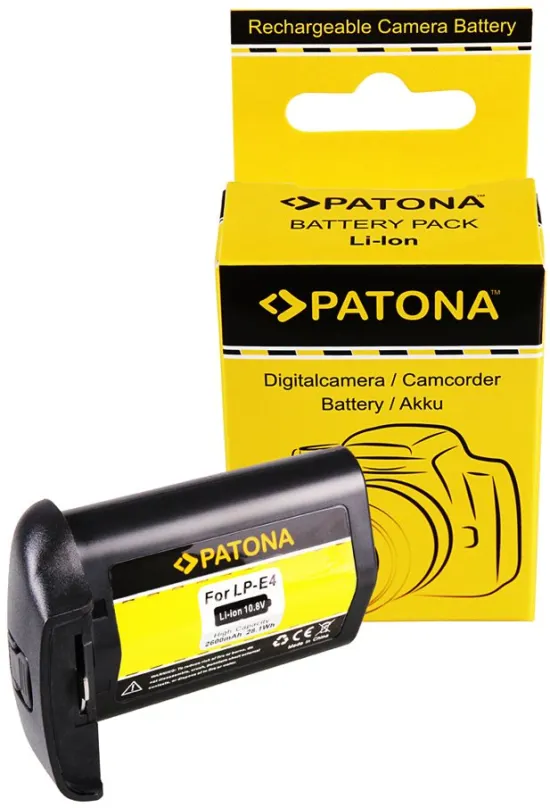 Batérie pre fotoaparát Paton pre Canon LP-E4 2600mAh 11.1V Li-Ion