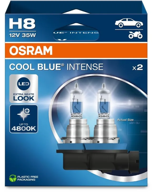 Autožiarovka OSRAM H8 Cool Blue Intense Next Generation, 12V, 35W, PG19-1, Duobox