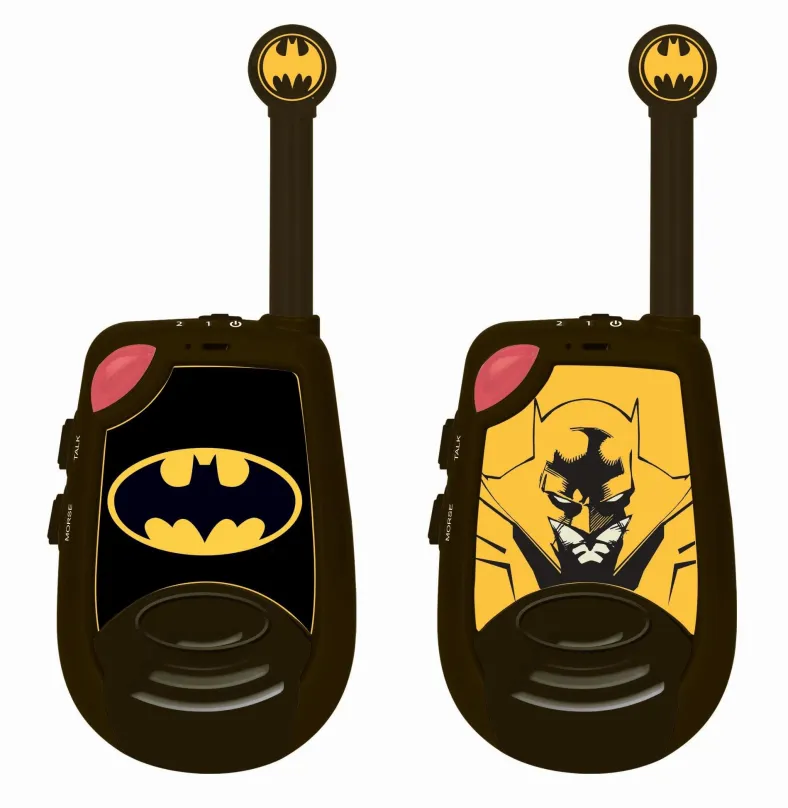 Detská vysielačka Lexibook Digitálne vysielačky Batman s dosahom až 2km