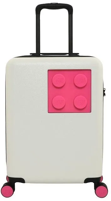 Cestovný kufor LEGO Luggage URBAN 20" - Biely / Svetlo fialový