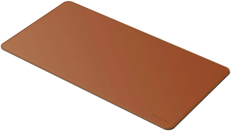 Podložka pod myš Satechi Eco Leather DeskMate - Brown, a klávesnicu - materiál: koža, rozm