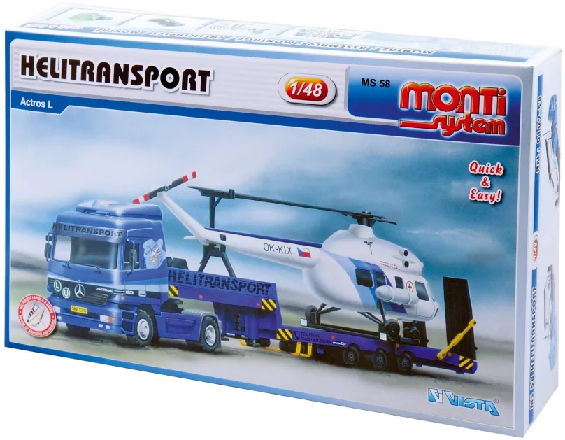 Stavebnica Monti System MS 58 – Helitransport