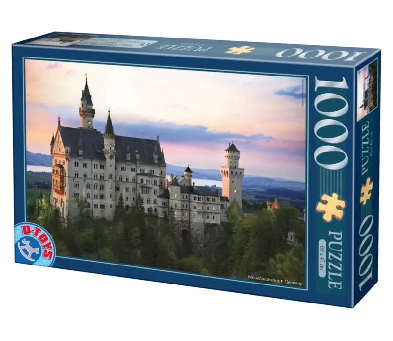 D-TOYS Puzzle Neuschwanstein, Nemecko 1000 dielikov