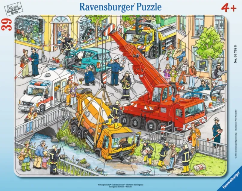 RAVENSBURGER Puzzle Záchranná akcia 39 dielikov