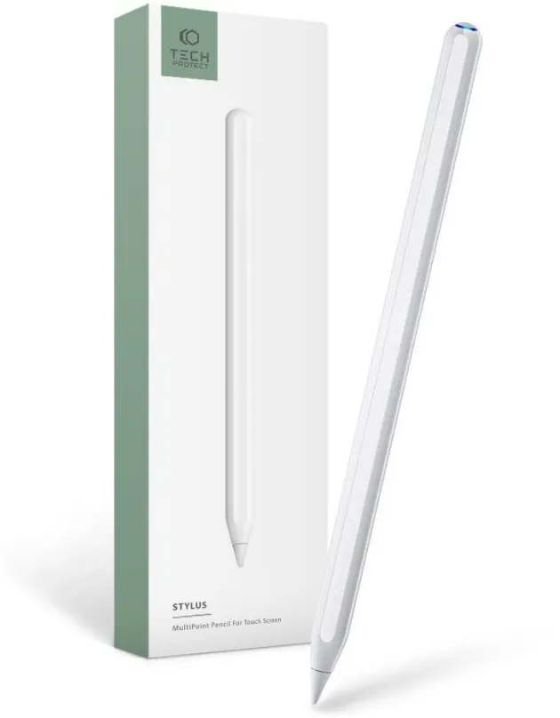Dotykové pero (štýl) Tech-Protect Digital P2 Stylus pero na iPad, biely