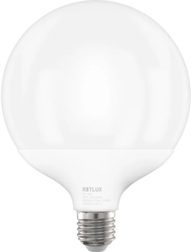 LED žiarovka RETLUX RLL 467 G120 E27 bigG 20W WW