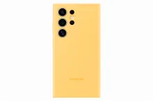 Kryt na mobil Samsung Galaxy S24 Ultra Silikónový zadný kryt Yellow