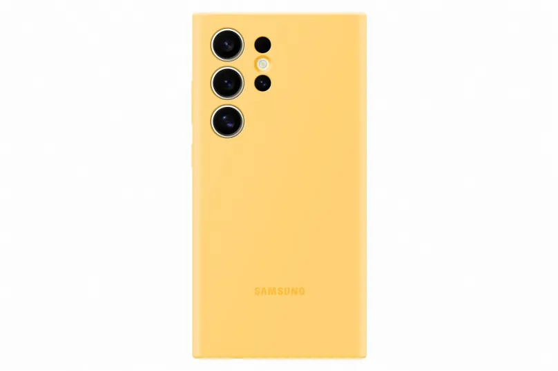 Kryt na mobil Samsung Galaxy S24 Ultra Silikónový zadný kryt Light Green