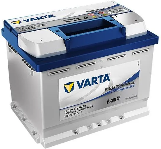 Trakčná batéria VARTA LED60, batéria 12V, 60Ah