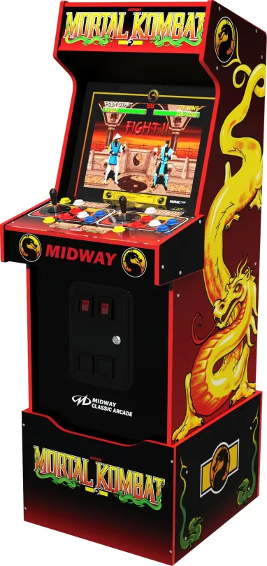 Arkádový automat Arcade1up Mortal Kombat Midway Legacy 14-in-1 Wifi Enabled, v retro príve