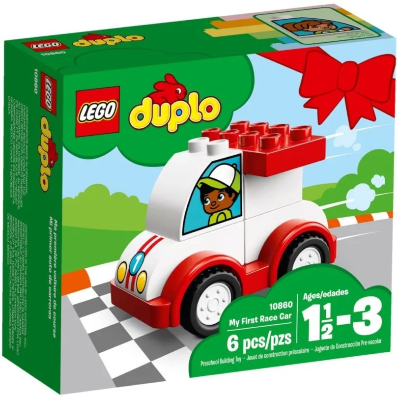 Stavebnica LEGO DUPLO My First 10860 Moje prvé pretekárske auto