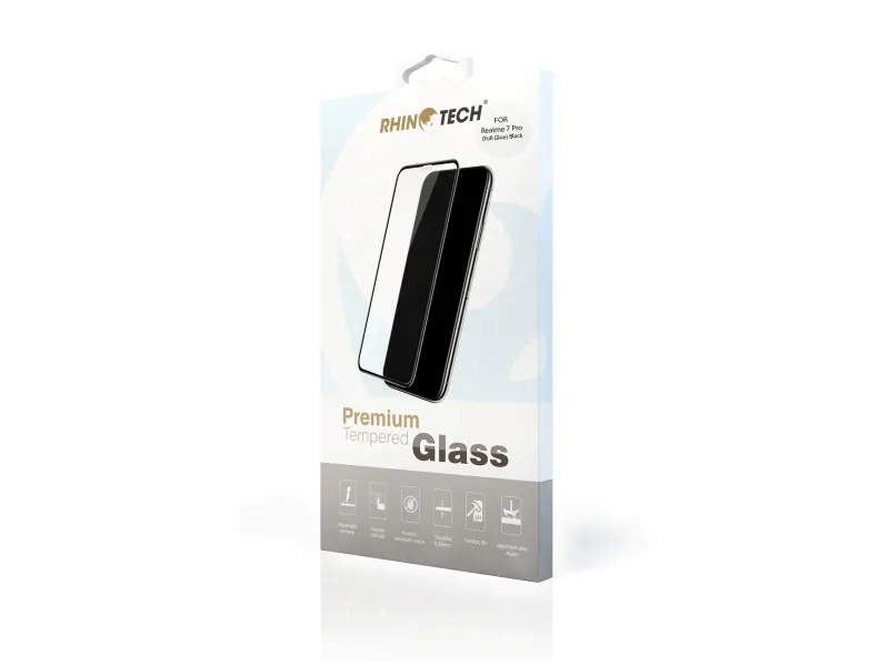 RhinoTech Tvrzené ochranné 2.5D sklo pro Realme 7 Pro (Full Glue)