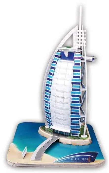 3D puzzle CUBICFUN 3D puzzle Burj al Arab 46 dielikov