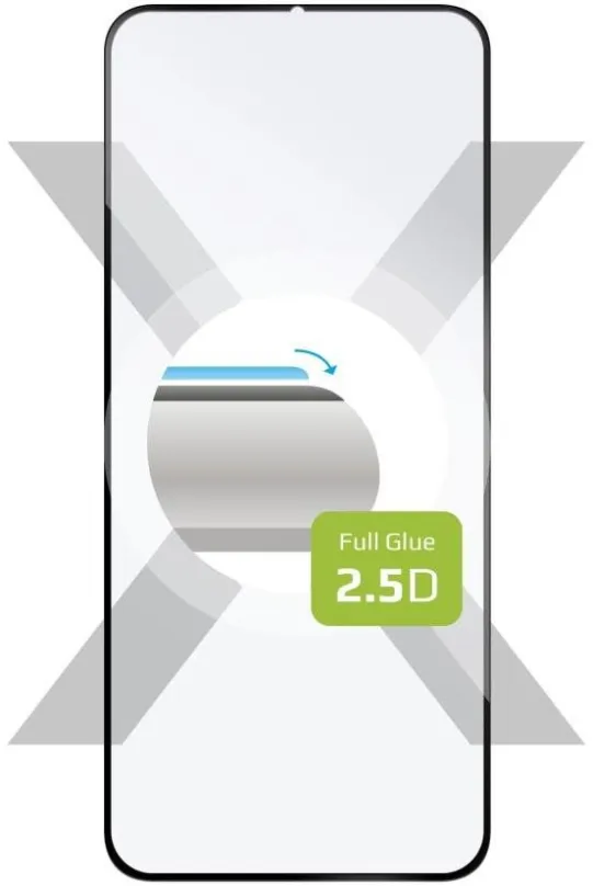 Ochranné sklo FIXED FullGlue-Cover pre Honor X6a čierne
