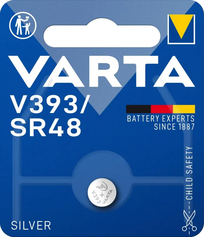 Gombíková batéria VARTA špeciálna batéria s oxidom striebra V393/SR48 1ks