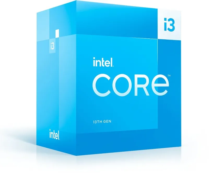 Procesor Intel Core i3-13100, 4 jadrový, 8 vlákien, 3,4 GHz (TDP 89W), Boost 4,5 GHz, 12MB